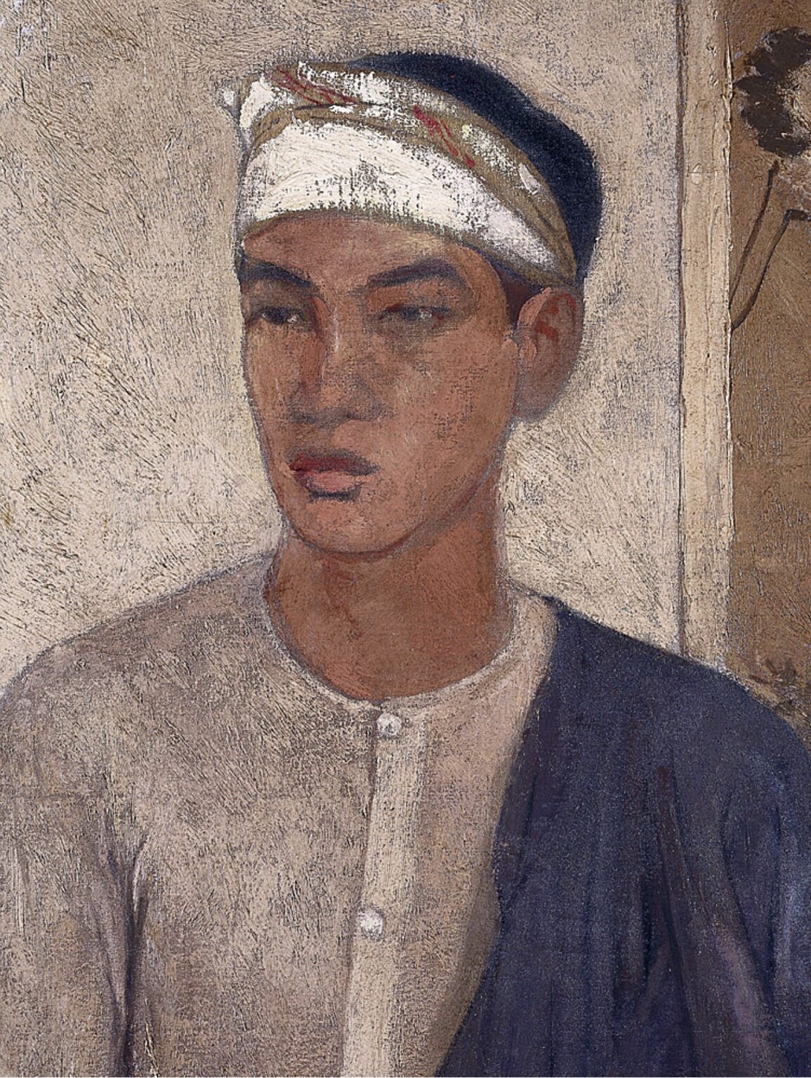 Lê Phô, Portrait of Qui, 1928, oil on canvas, 65 x 50cm, Hanoi