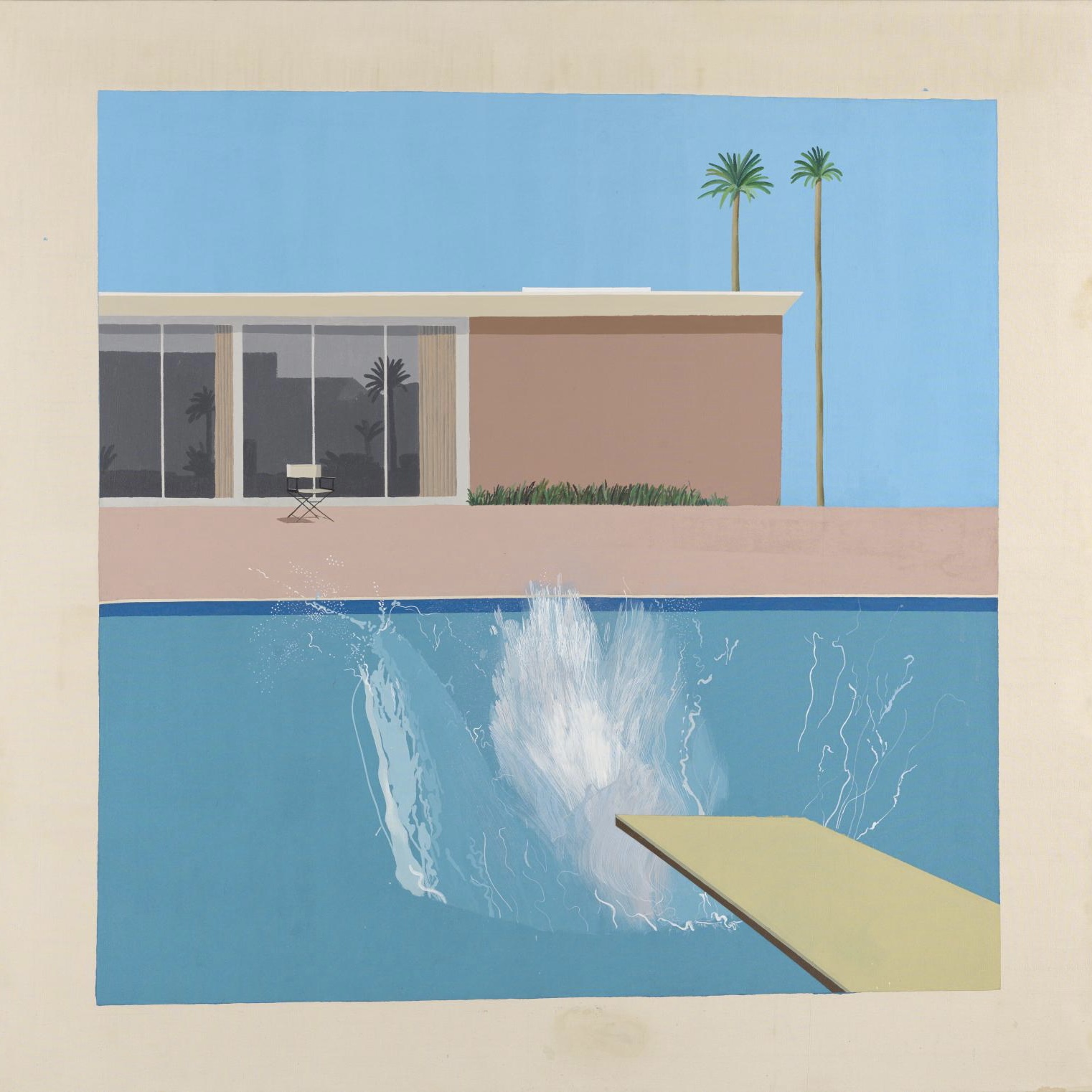 A Bigger Splash 1967 David Hockney born 1937 Purchased 1981 http://www.tate.org.uk/art/work/T03254