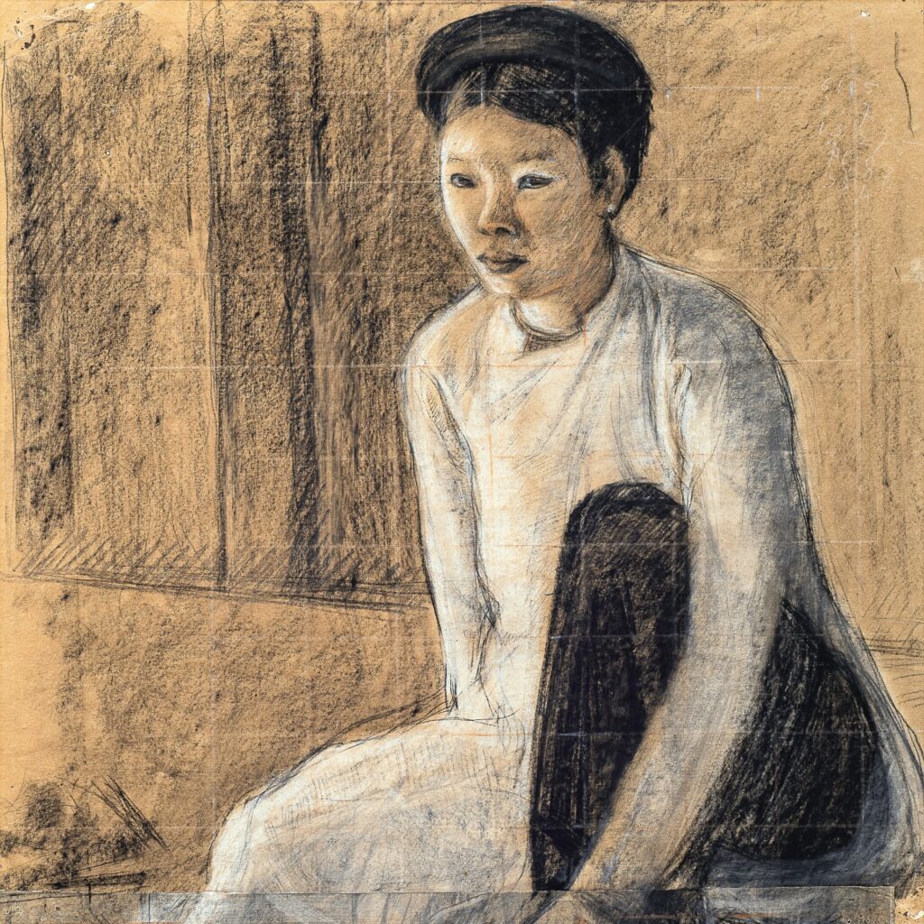 Joseph Inguimberty (1896-1971)
Dame assise (Seated Lady)
signed 'INGUIMBERTY' (lower right)
pastel and pencil on paper
58 x 40 cm. (22 7⁄8 x 15 3⁄4 in.)
Executed circa 1937
PROVENANCE

Collection of the artist's family
Private collection, France
Acquired from the above by the present owner