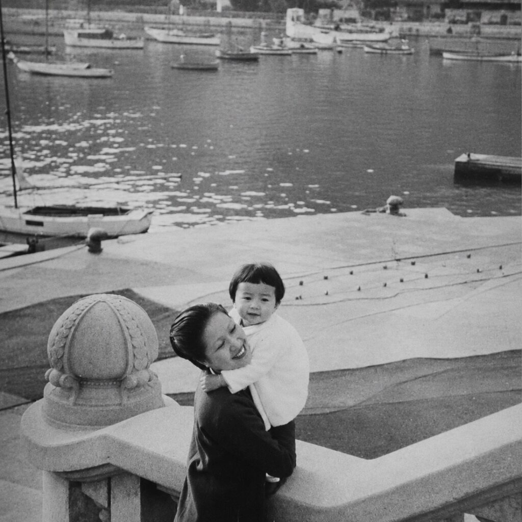 Le Thi Luu and her son Ngo Manh Duc, Monaco, 1942